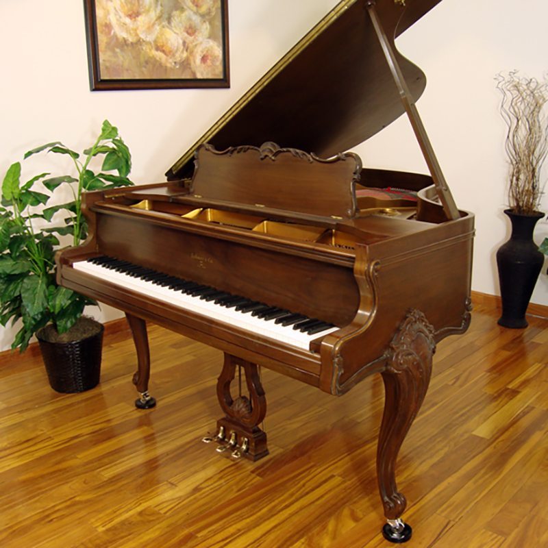 sohmer grand piano restored refinished walnut