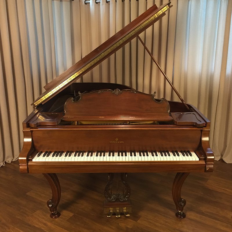 1917 Steinway model A3 Grand Piano Louis XV Style Mahogany wood
