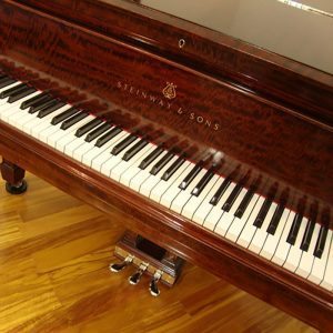 1917 Steinway C Grand Piano Traditional Style African Mahogany Restored