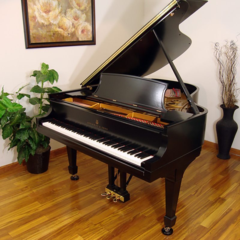 1929 Steinway L Grand Piano in Ebony Traditional Style
